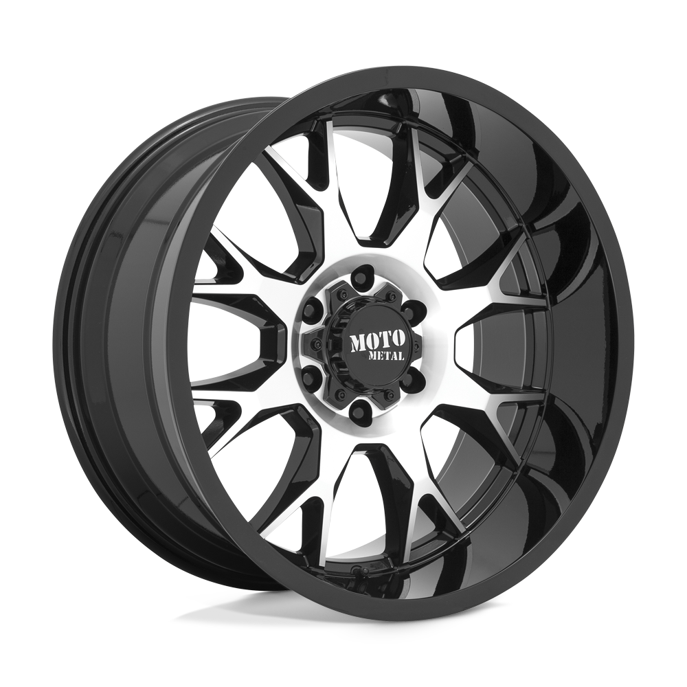 Moto Metal MO806 GLOSS BLACK MACHINED 20X9 6x135 et0 87.1