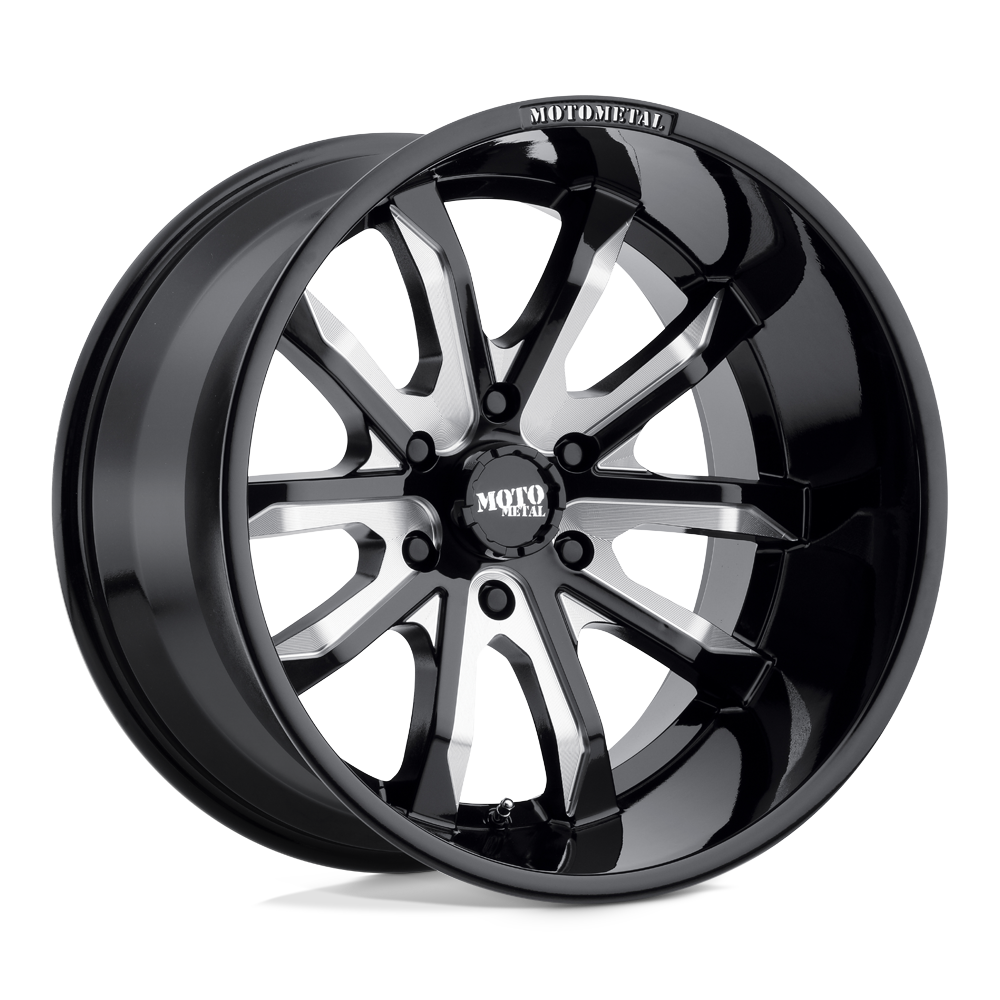 Moto Metal MO983 DAGGER GLOSS BLACK MILLED 20X9 6x139.7 et18 106.1