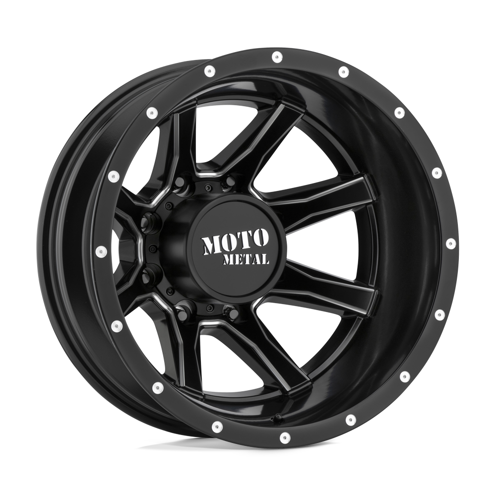 Moto Metal MO995 SATIN BLACK MILLED - REAR 17X6.5 8x200 et-155 142