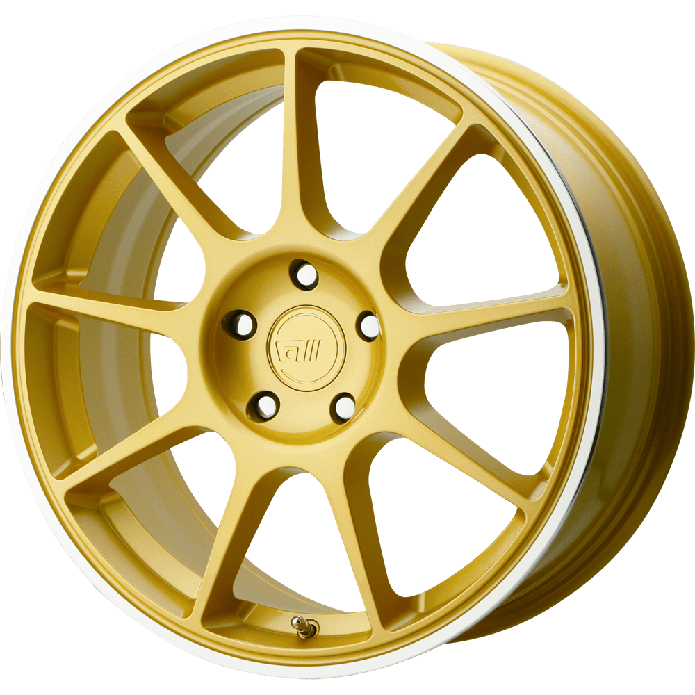 Motegi MR138 GOLD W/ MACHINED LIP 19X8.5 5x112 et45 66.56