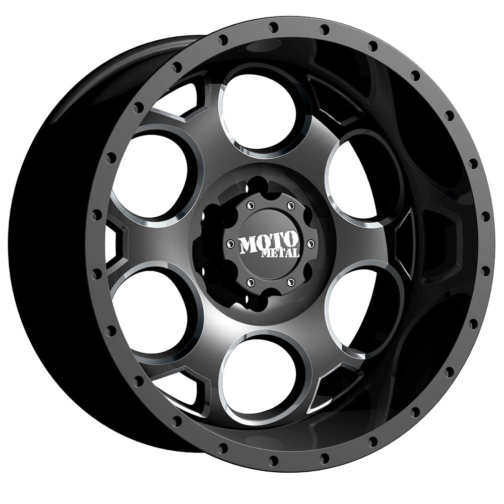 Moto Metal MO964 SATIN BLACK MILLED 20X9 6x139.7 et-12 106.1
