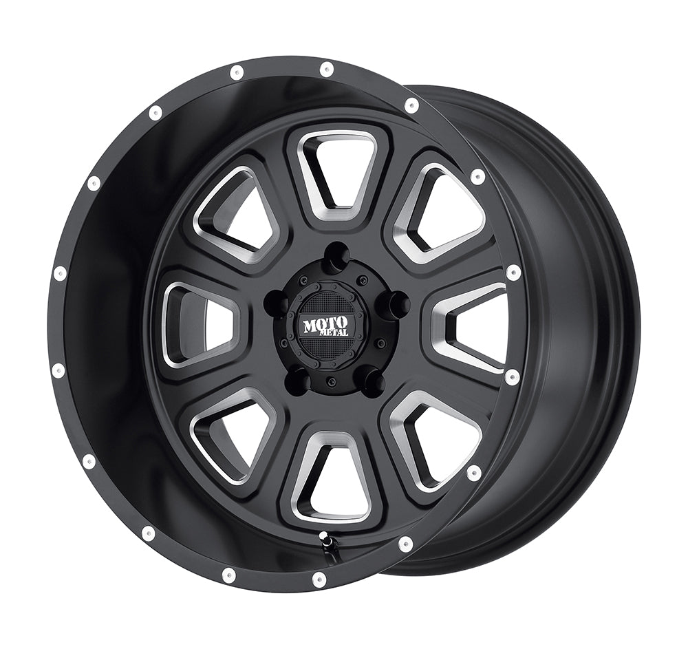 Moto Metal MO972 SATIN BLACK MILLED 17X9 5x139.7 et-12 108