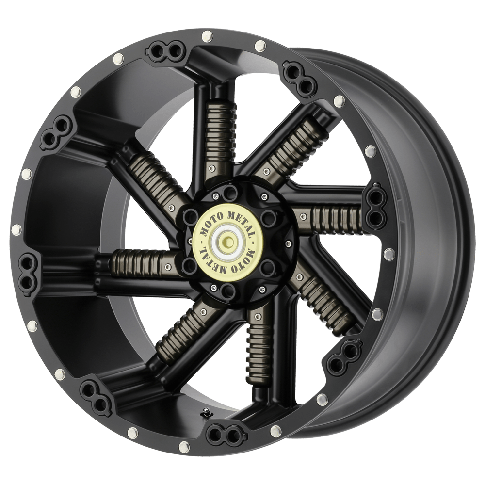 Moto Metal MO979 BUCKSHOT SATIN BLACK W/ GUN METAL INSERTS 20X12 6x135/6x139.7 et-44 106.1