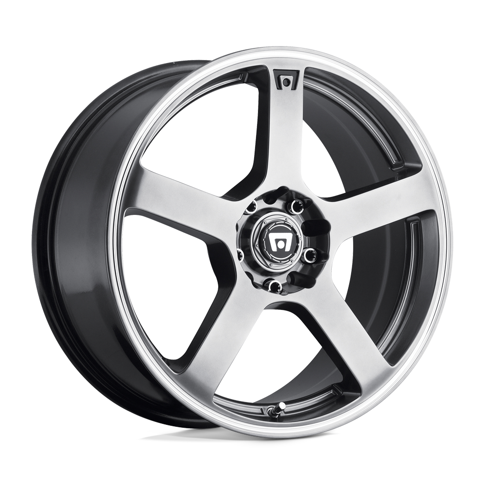 Motegi MR116 FS5 DARK SILVER W/ MACHINED FLANGE 18X8 5x108/5x114.3 et45 72.56