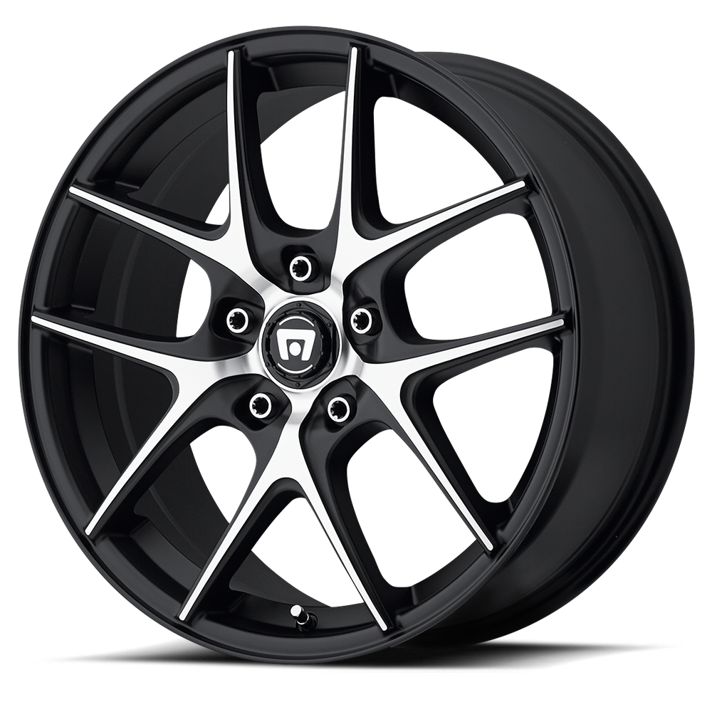 Motegi MR128 SATIN BLACK W/ MACHINED FACE 17X7.5 5x120 et45 74.1