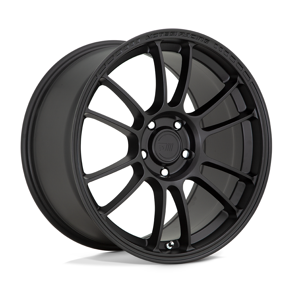 Motegi MR146 SS6 SATIN BLACK 18X9.5 5x100 et45 72.56