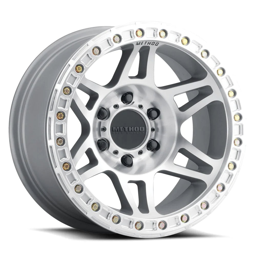 Method Race Wheels MR106 Beadlock MACHINED - CLEAR COAT