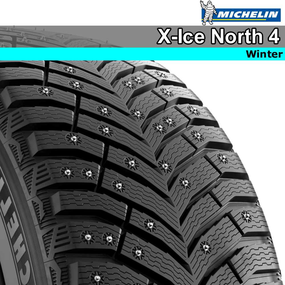 Michelin X-ICE NORTH 4 STUDDED (W) 245/60R18 -  SL [105T] # 42291