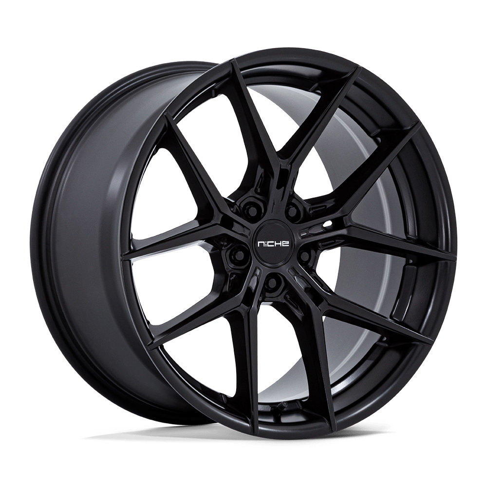 Niche 1PC NC279 PRODIGY 5 MATTE BLACK 22X9 5x114.3 et38 72.56