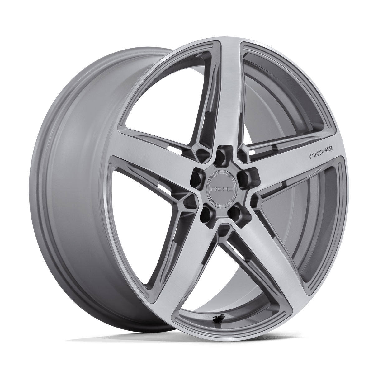 Niche 1PC M270 TERAMO ANTHRACITE BRUSHED FACE TINT CLEAR 20X9 5x112 et25 66.56