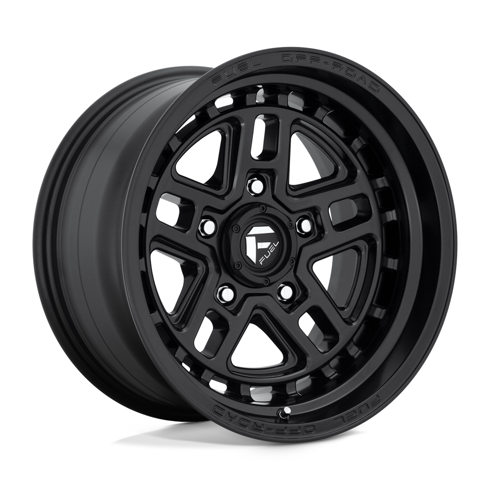 Fuel 1PC D667 NITRO MATTE BLACK 17X9 5x127 et-12 71.5
