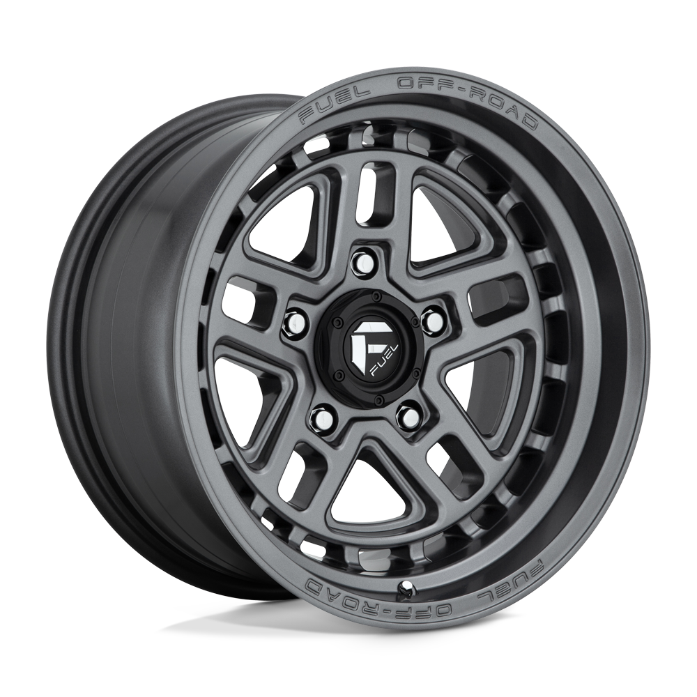 Fuel 1PC D668 NITRO MATTE GUN METAL 17X9 5x139.7 et-12 78.1