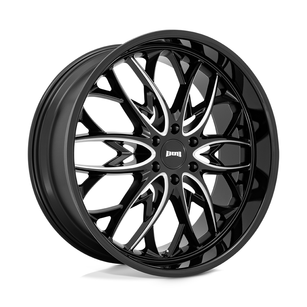 DUB 1PC S263 OG GLOSS BLACK MILLED 22X9.5 6x135 et30 87.1