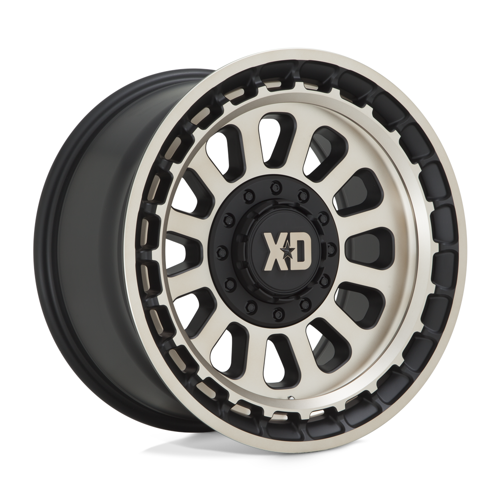 XD XD856 OMEGA SATIN BLACK W/ BRONZE TINT 17X9 6x120/6x139.7 et18 78.1