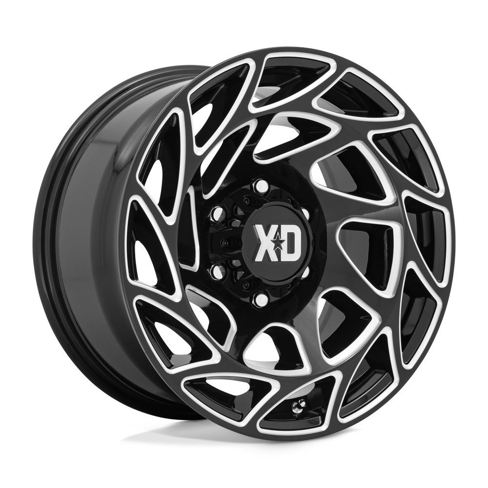 XD XD860 ONSLAUGHT GLOSS BLACK MILLED 22X12 8x170 et-44 125.1