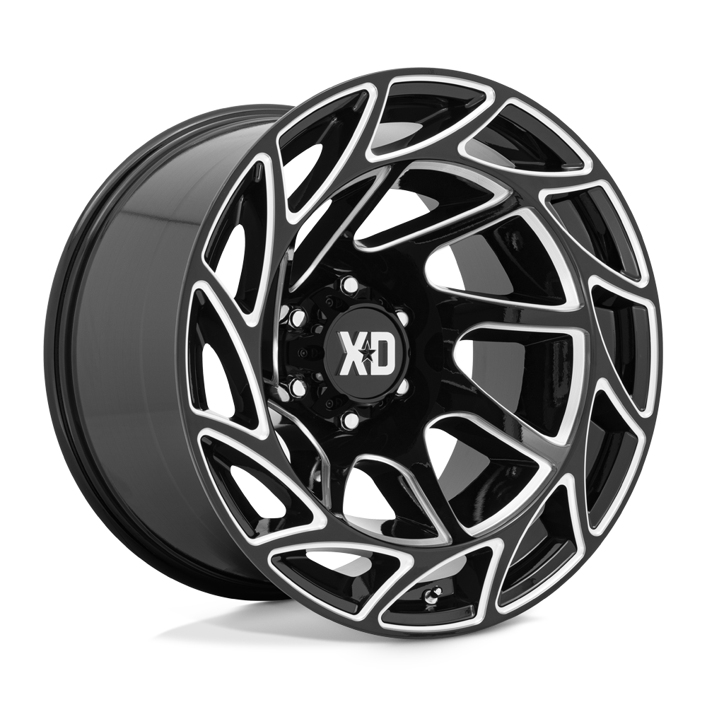 XD XD860 ONSLAUGHT GLOSS BLACK MILLED 20X12 6x139.7 et-44 106.1