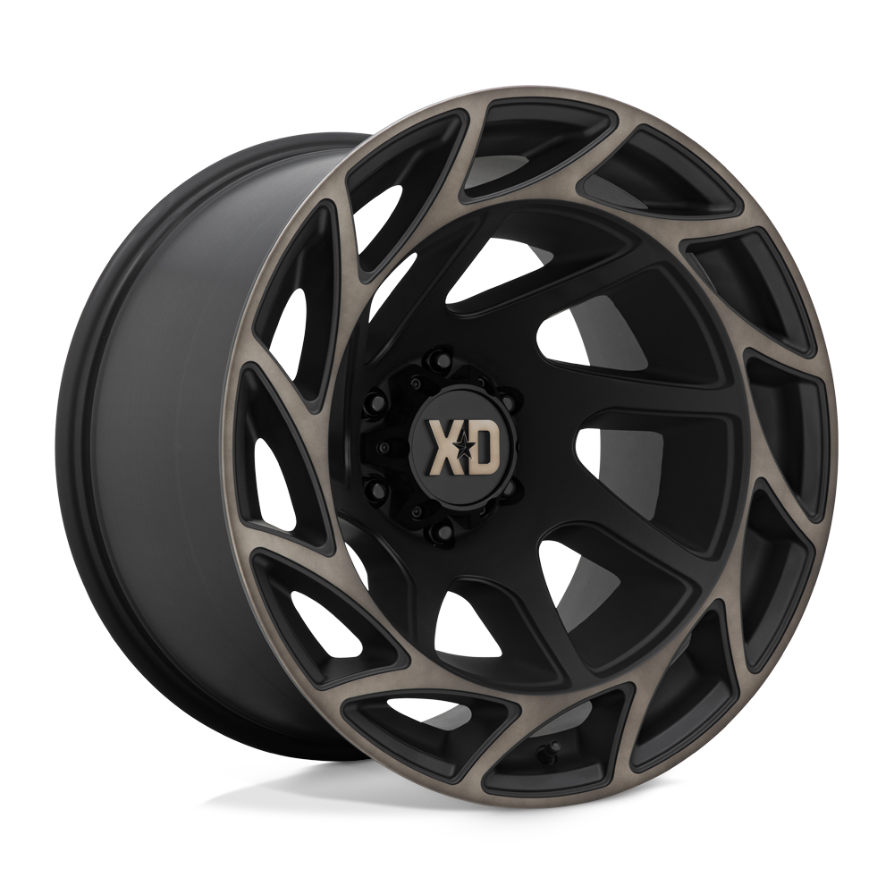 XD XD860 ONSLAUGHT SATIN BLACK W/ BRONZE TINT 20X12 6x139.7 et-44 106.1