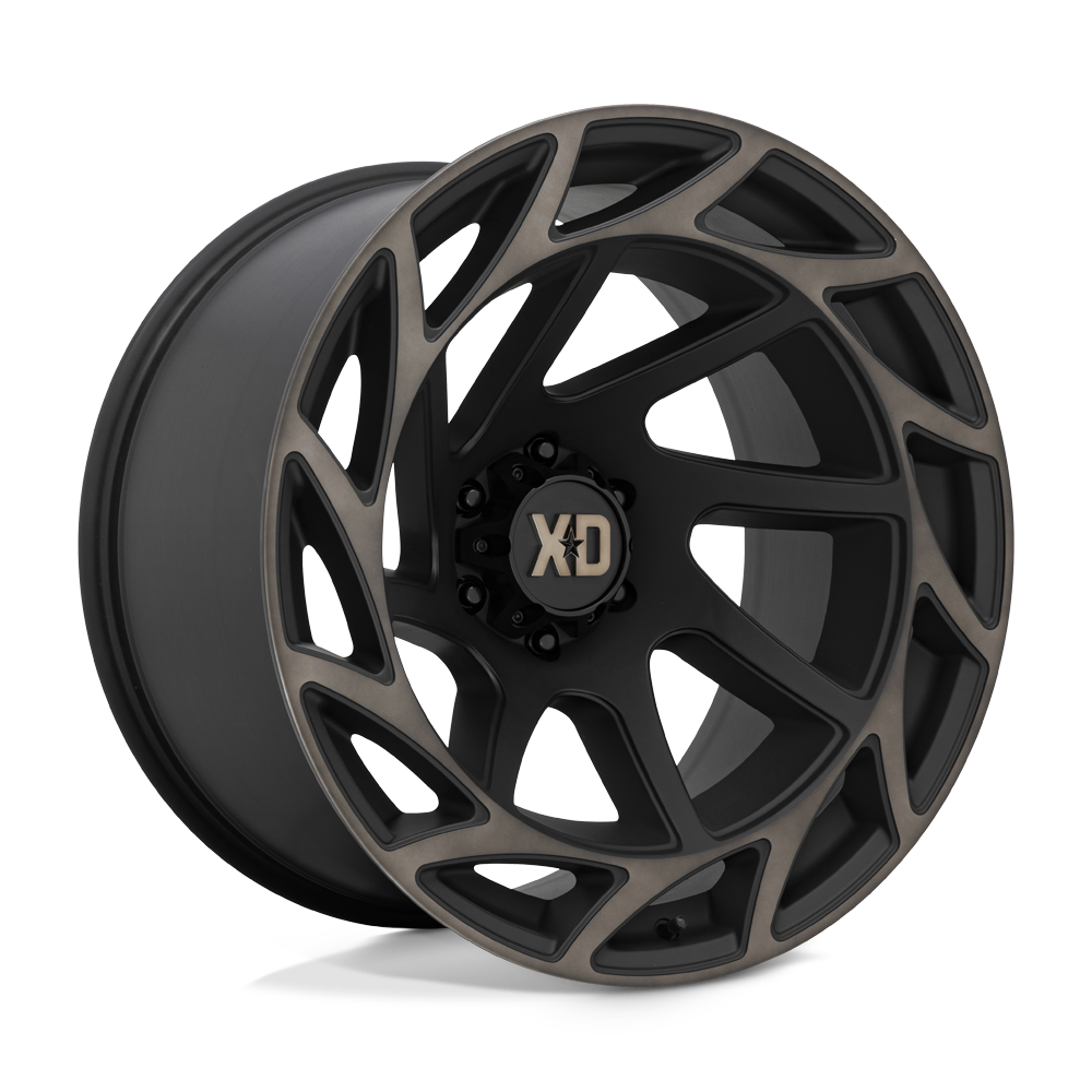 XD XD860 ONSLAUGHT SATIN BLACK W/ BRONZE TINT 22X12 6x139.7 et-44 106.1