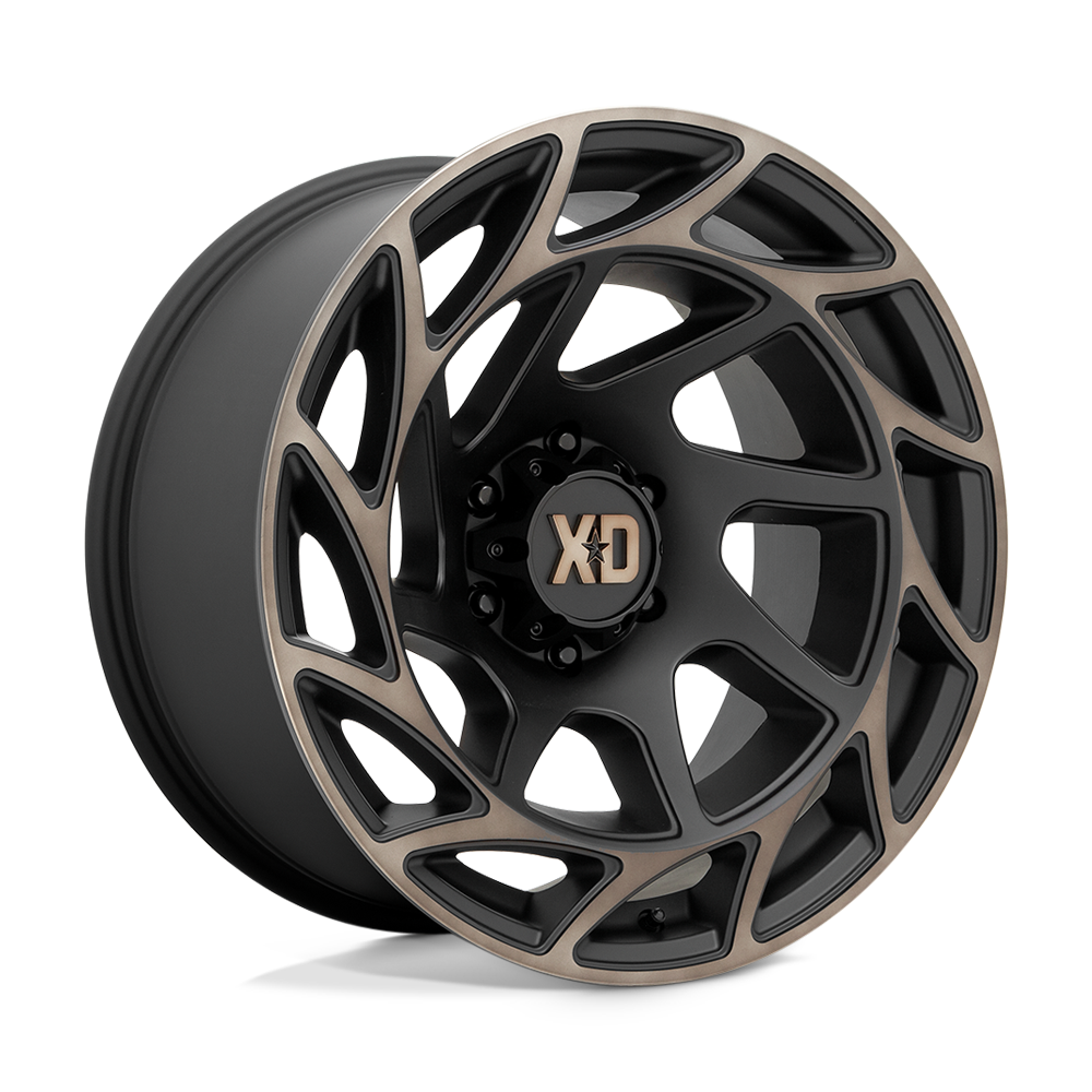 XD XD860 ONSLAUGHT SATIN BLACK W/ BRONZE TINT 20X10 6x139.7 et-18 106.1