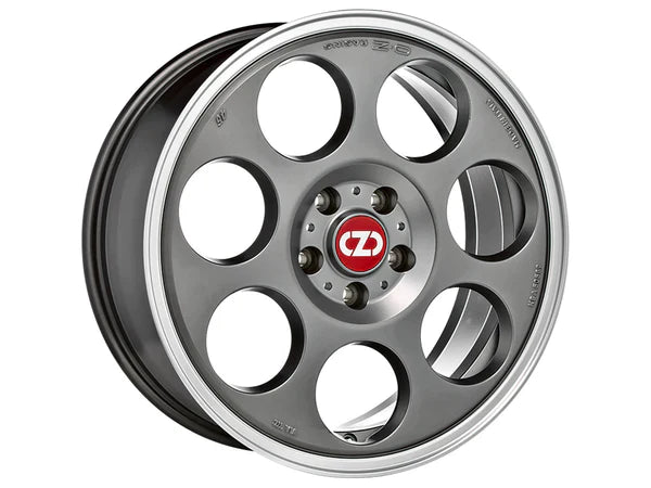OZ ANNIVERSARY 45 MATT TITANIUM TECH DIAMOND LIP 17X7 4X108 et47 CBN/A W01A08053S7