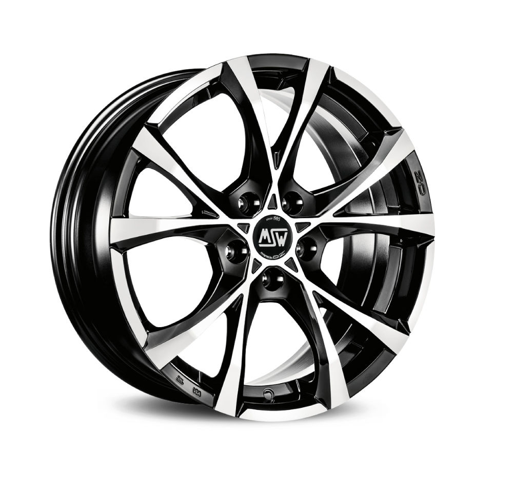 OZ CROSS OVER BLACK FULL POLISHED (GBFP) 19X8 5X112 et35 CBN/A W1924250156