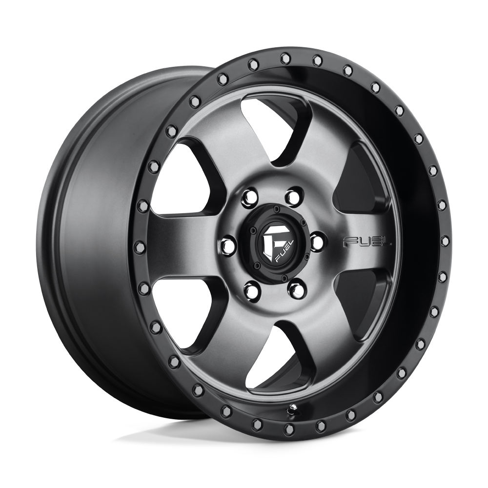 Fuel 1PC D619 PODIUM MATTE GUN METAL BLACK BEAD RING 18X9 6x135 et20 87.1