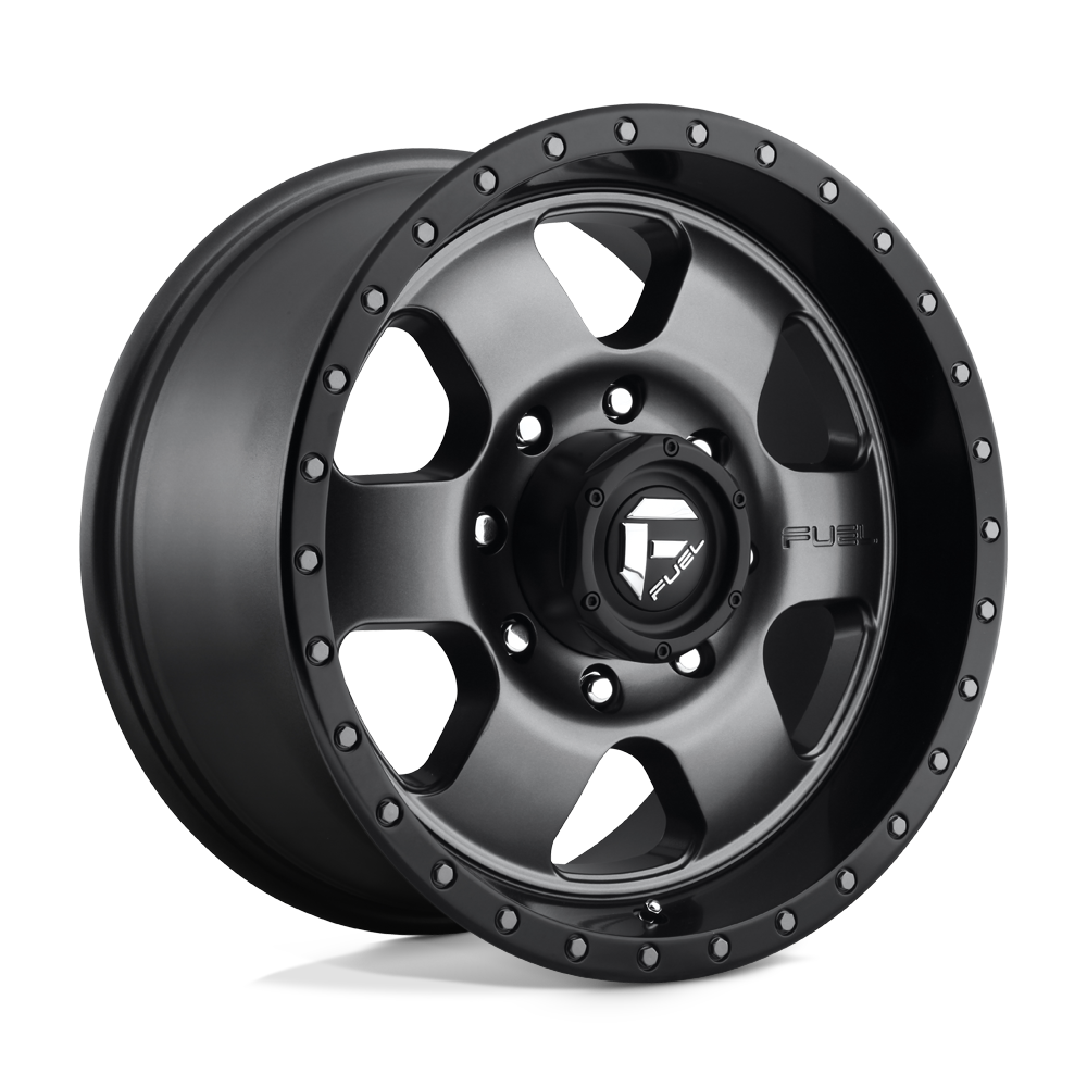 Fuel 1PC D619 PODIUM MATTE GUN METAL BLACK BEAD RING 18X9 8x180 et20 124.2