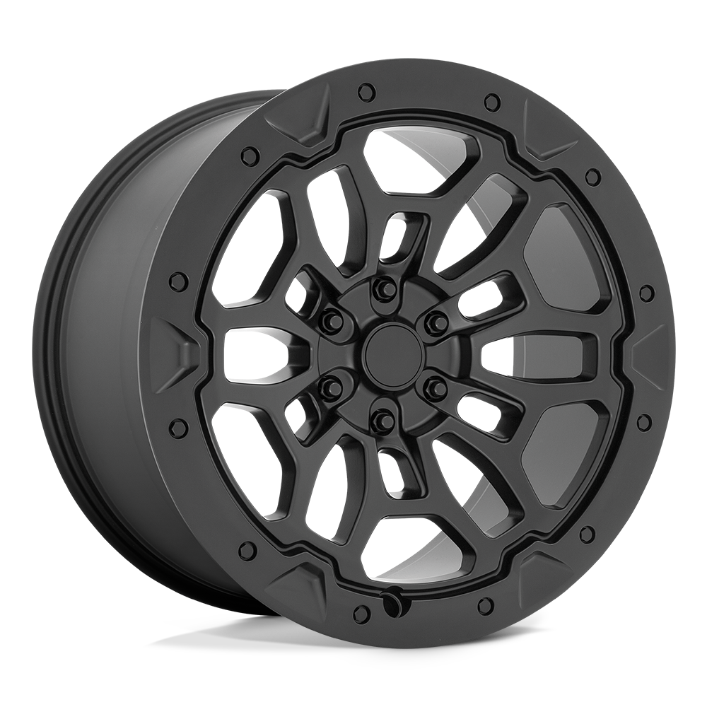 Performance Replicas PR215 MATTE BLACK 22X10 5x139.7 et19 78.1