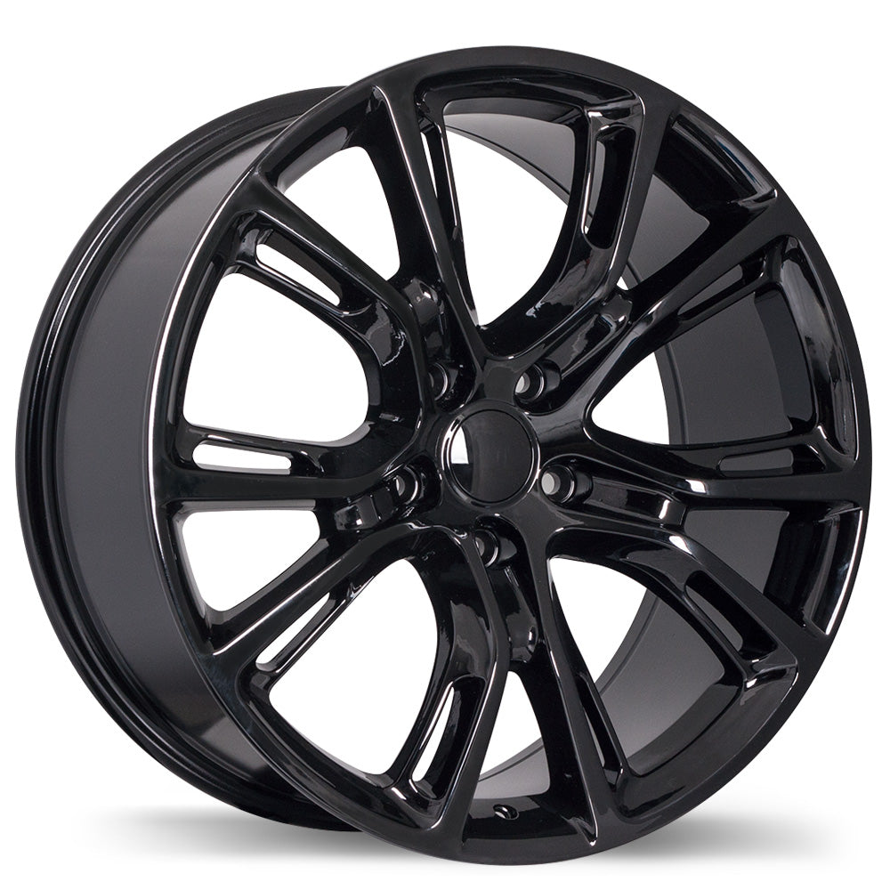 Replika R148B Gloss Black 5x127 18x8.0  et34 71.5