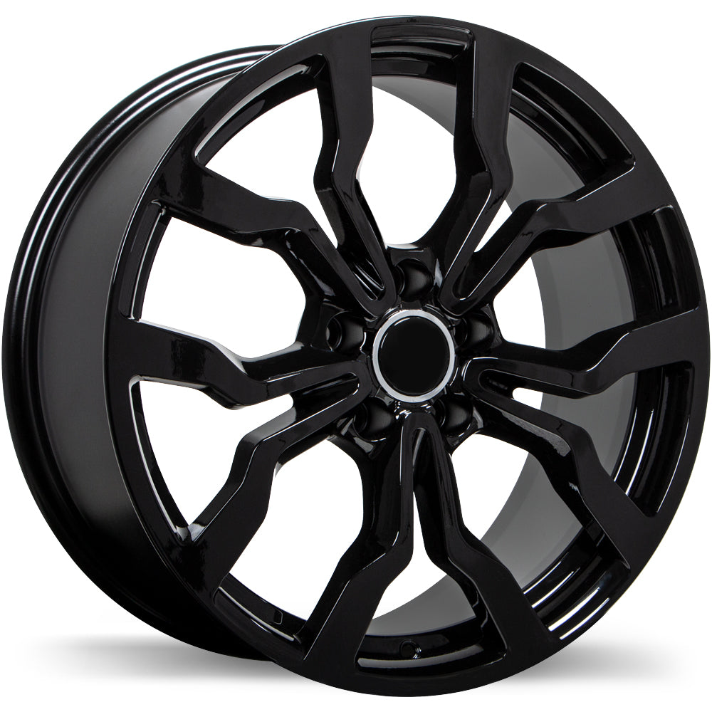 Replika R152A Gloss Black 5x112 17x7.5  et35 66.5