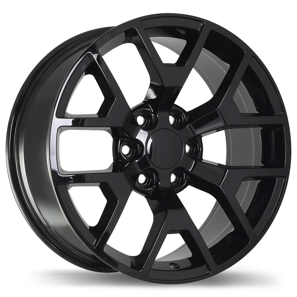 Replika R162A Gloss Black 6x139.7 22x9.0  et27 78.1