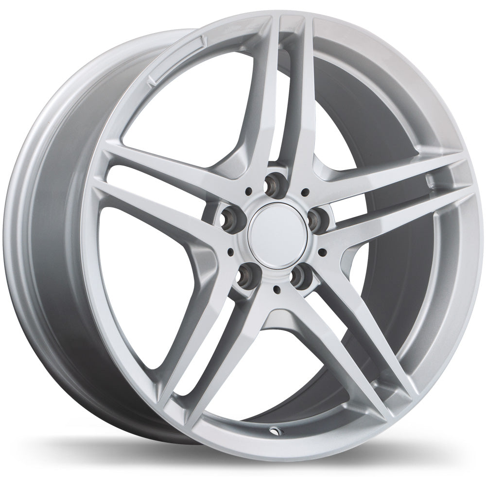 Replika R170 Gloss Silver 5x112 17x8.0  et32 66.5