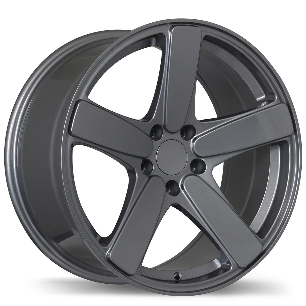 Replika R182 Gloss Gunmetal 5x112 18x9.0  et21 66.5
