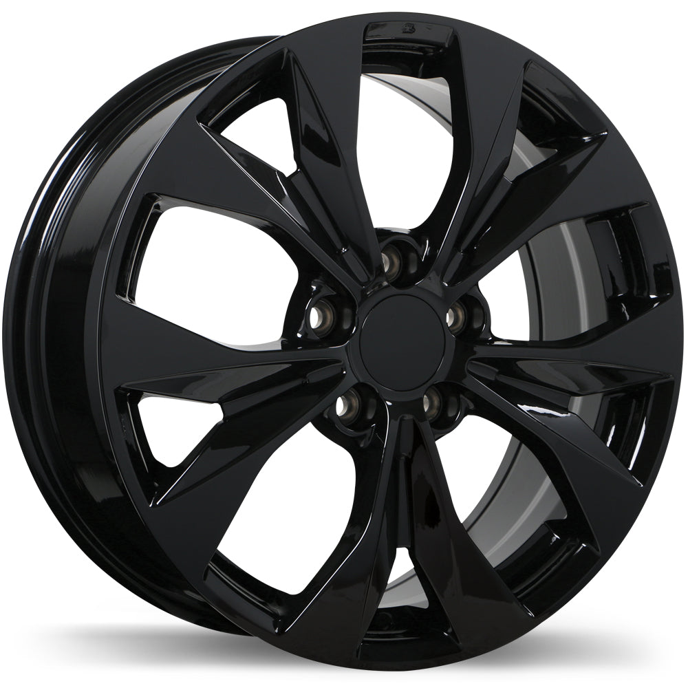 Replika R192 Gloss Black 5x114.3 17x7.0  et45 64.1