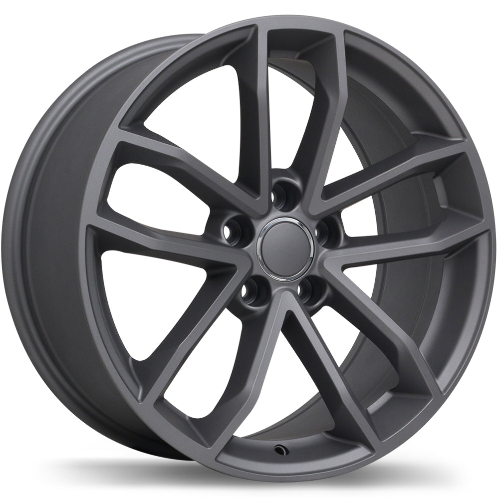 Replika R199 Matte Gunmetal 5x112 18x8.5  et45 57.1
