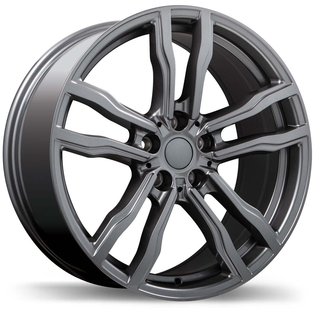 Replika R200 Gloss Gunmetal 5x112 19x8.5  et35 66.6