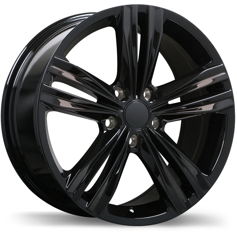 Replika R205 Gloss Black 5x112 18x8.0  et33 57.1