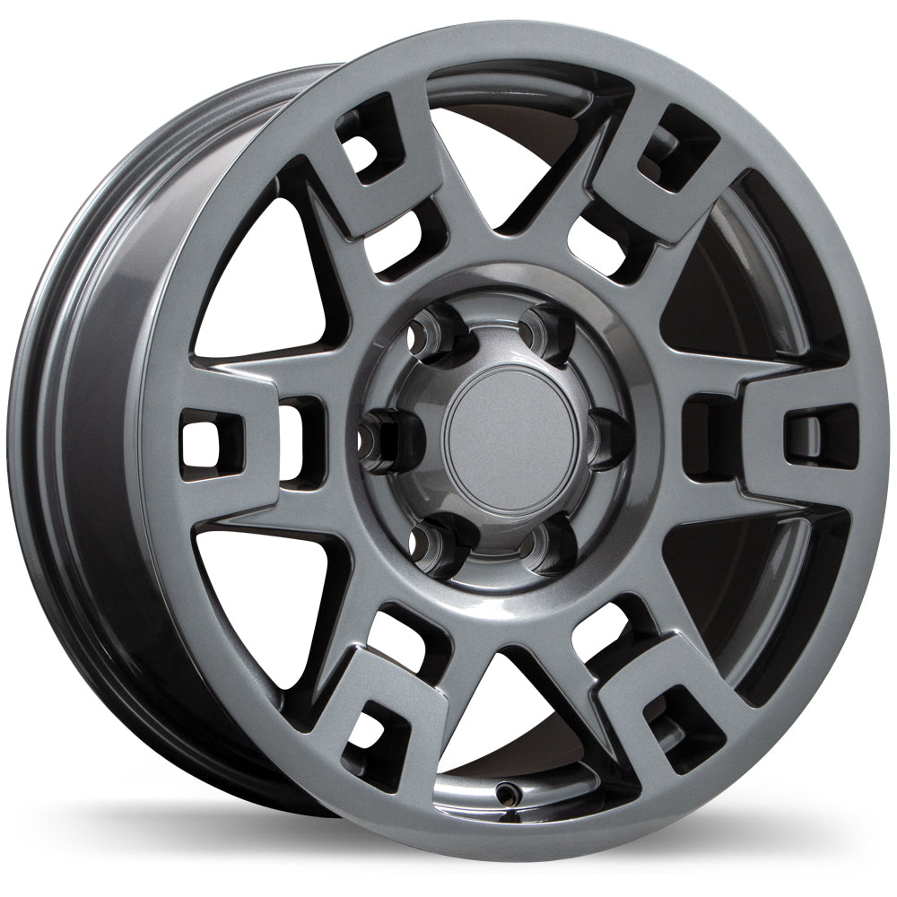 Replika R213 Gloss Gunmetal 6x139.7 17x8.0  et5 106.1