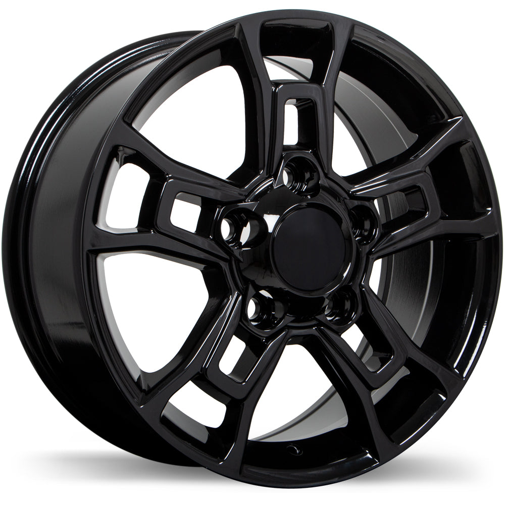 Replika R225 Gloss Black 5x150 18x8.0  et60 110.1