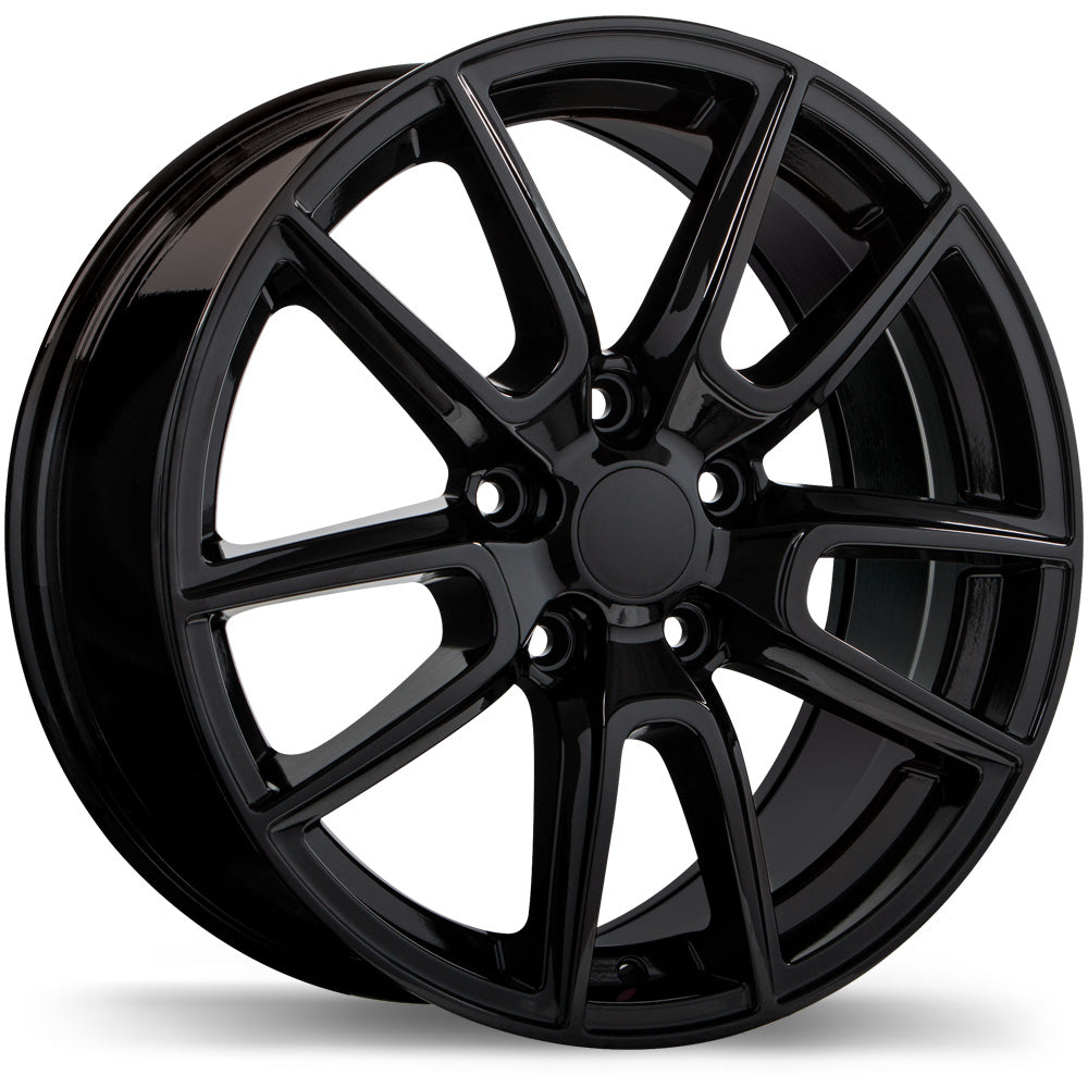 Replika R228 Gloss Black 5x127 18x8.0  et45 71.5