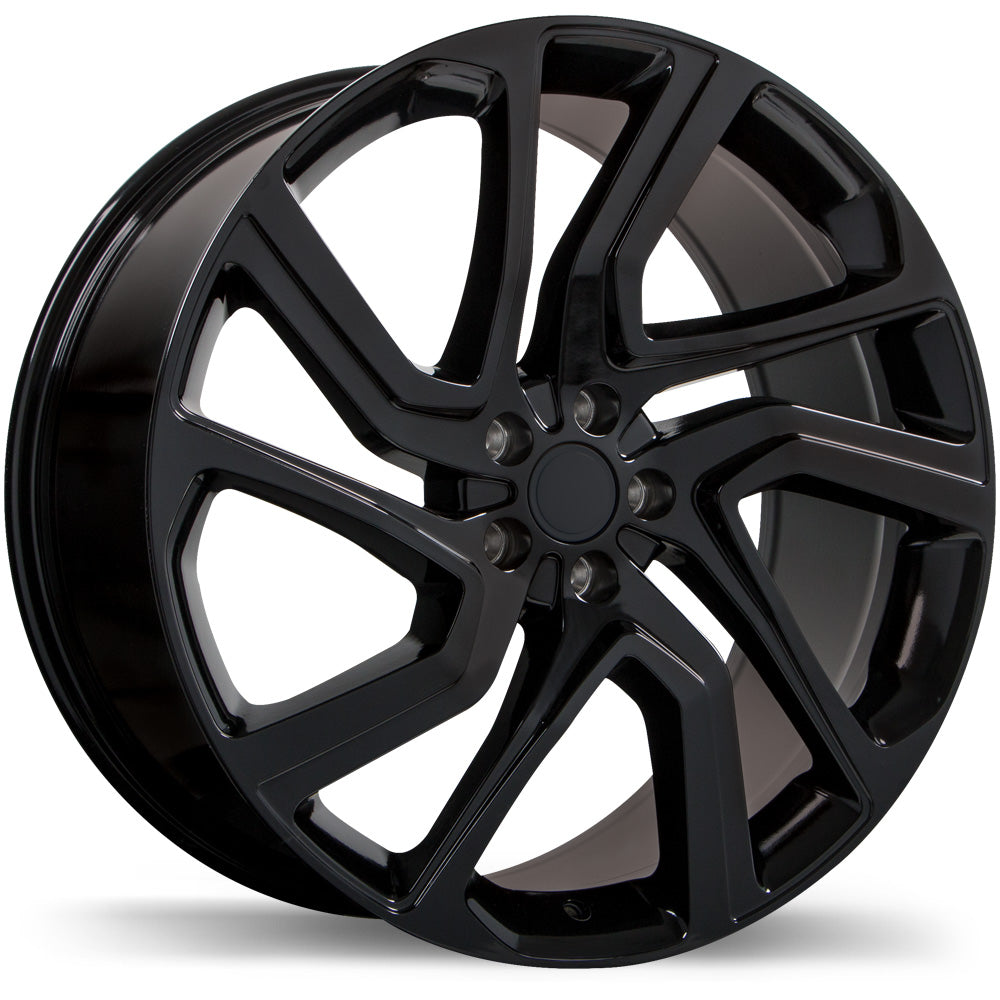 Replika R229 Gloss Black 5x120 21x9.5  et49 72.6