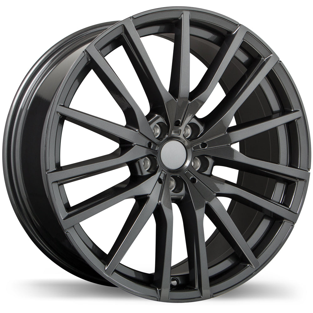 Replika R233 Gloss Gunmetal 5x112 20x9.0  et35 66.6