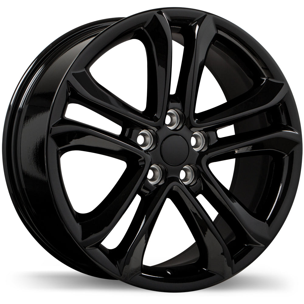 Replika R235 Gloss Black 5x108 18x8.0  et52 63.4
