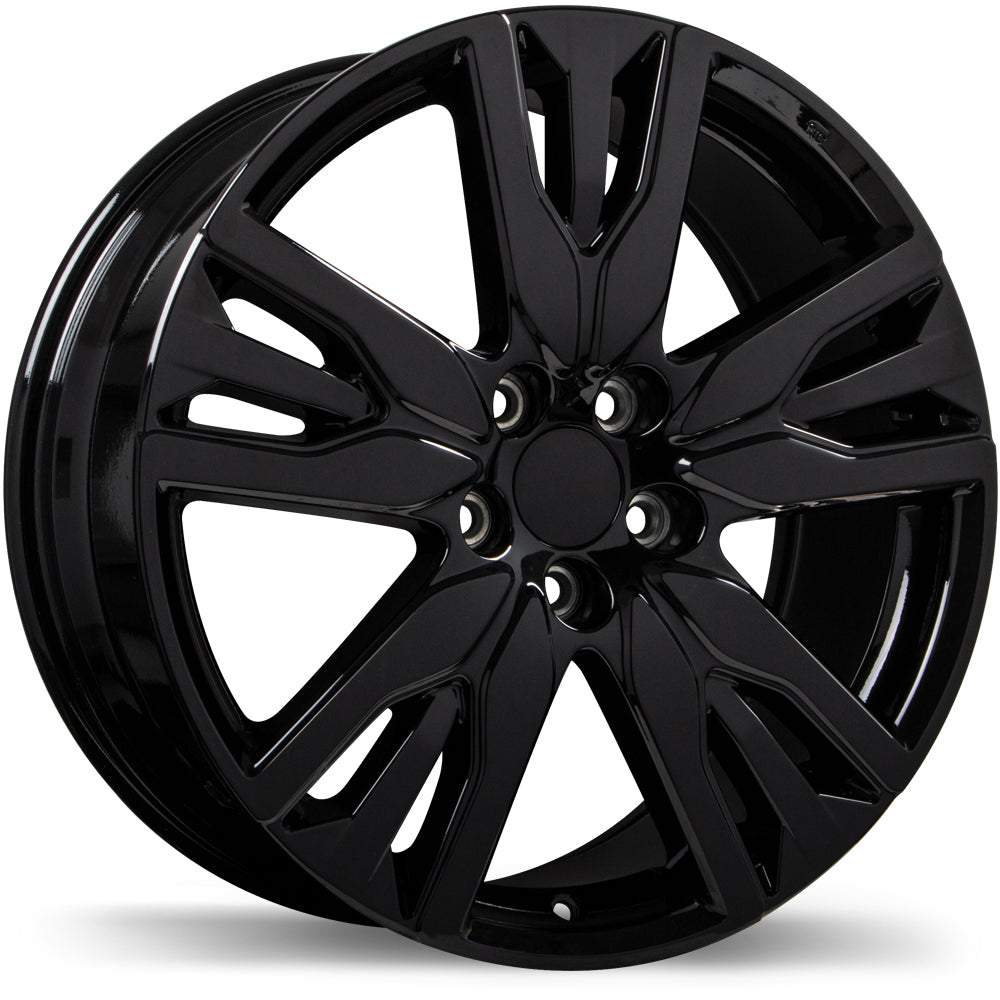 Replika R244 Gloss Black 5x120 20x8.0  et55 64.1