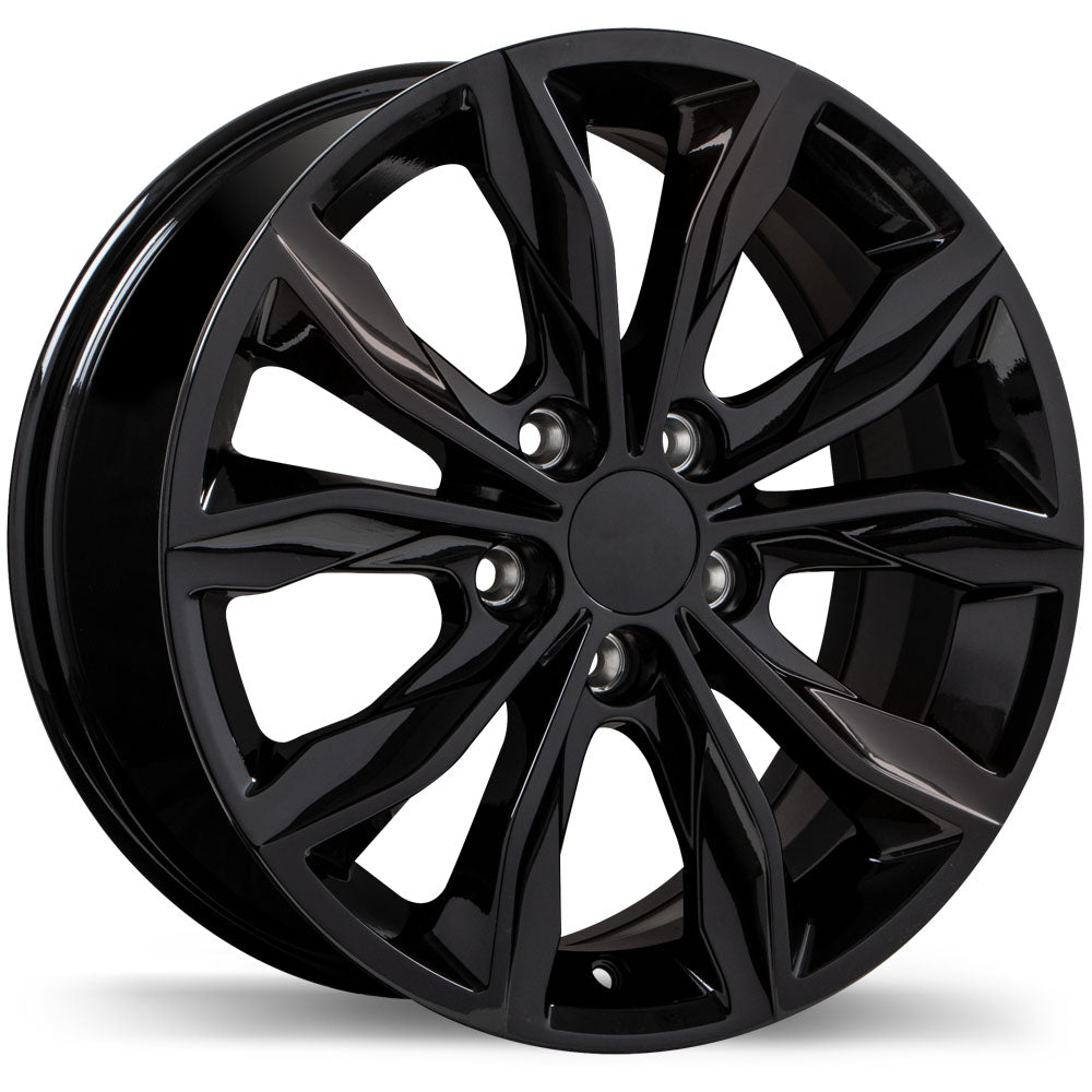 Replika R248 Gloss Black 5x115 17x7.5  et45 70.3