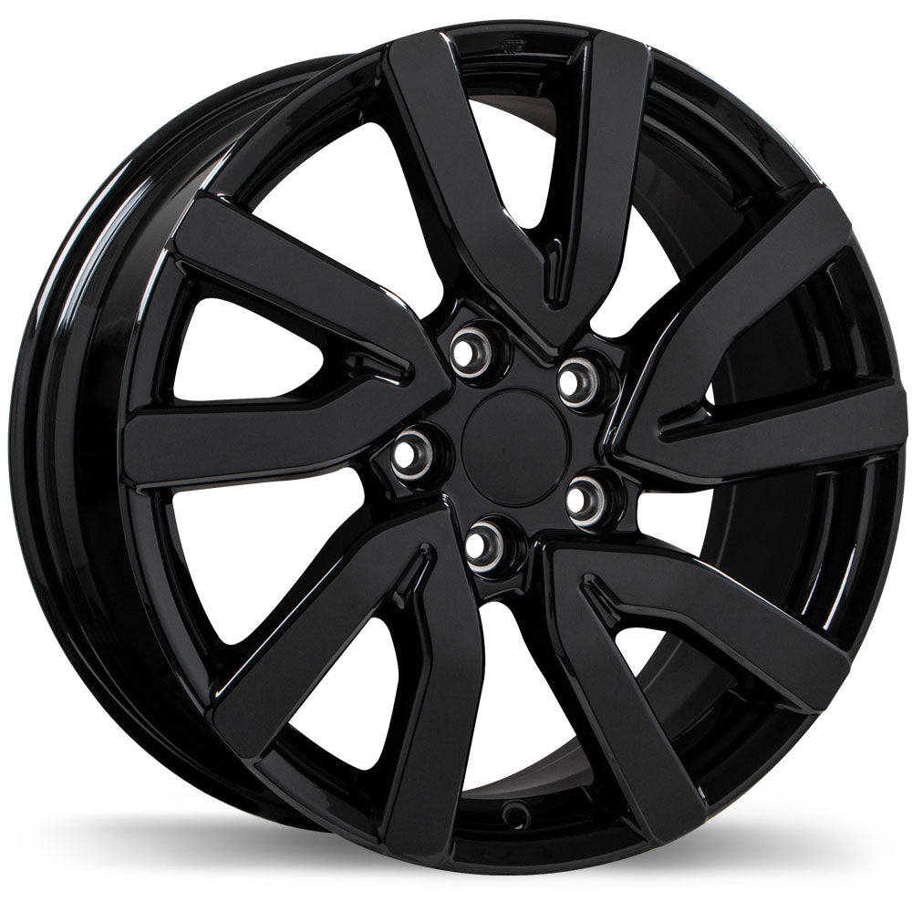Replika R249 Gloss Black 5x120 18x8.0  et55 64.1
