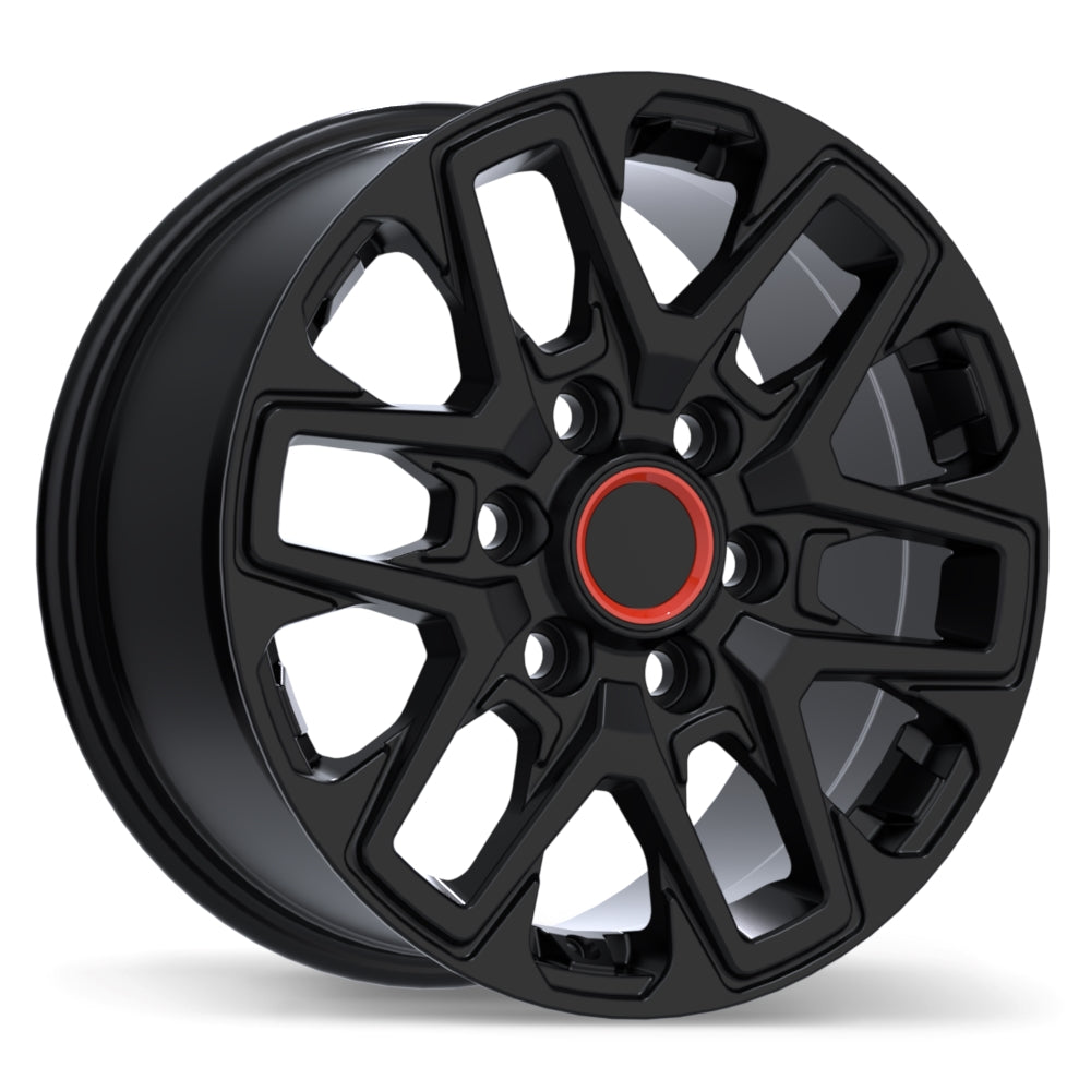 Replika R262 Satin Black 6x139.7 17x8.0  et55 95.1