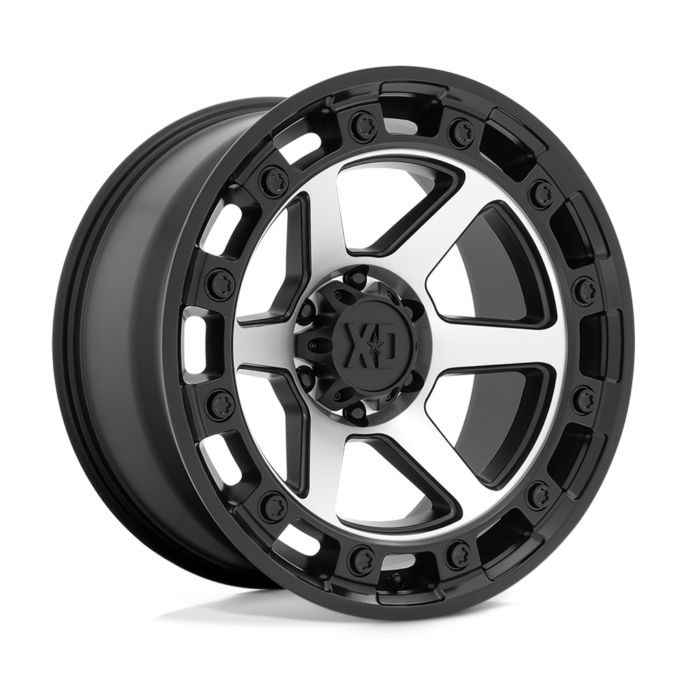XD XD862 RAID SATIN BLACK MACHINED 17X9 6x139.7 et0 106.1