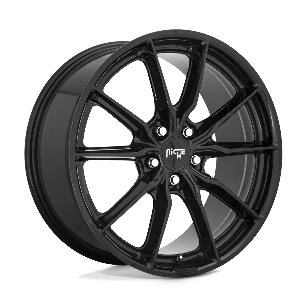 Niche 1PC M240 RAINIER GLOSS BLACK 19X8.5 5x112 et42 66.56