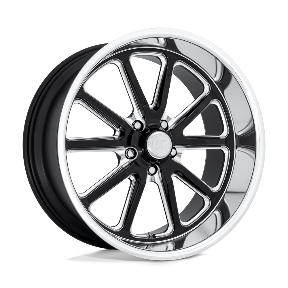 US Mag 1PC U117 RAMBLER GLOSS BLACK MILLED 18X9.5 5x127 et1 78.1